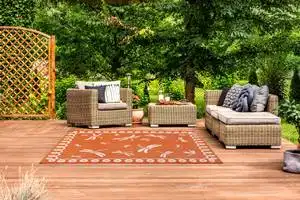 Terrace Outdoor Dragonfly Terracotta Rug