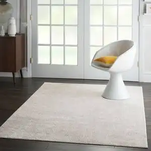 Silky Textures SLY01 Ivory Grey Rug