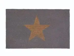 Printed Coir Inverse Star Rug